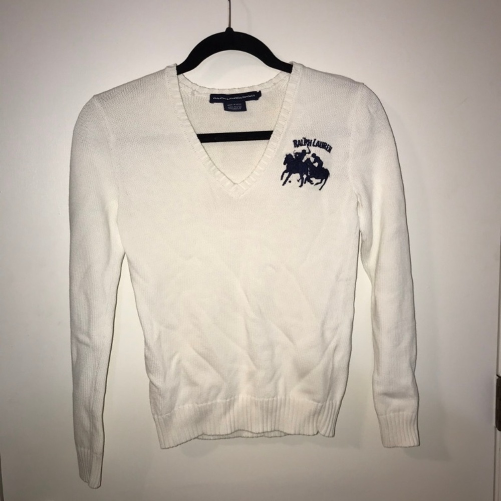 Ralph Lauren Sport Embroidered Sweater Size S
